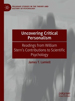 cover image of Uncovering Critical Personalism